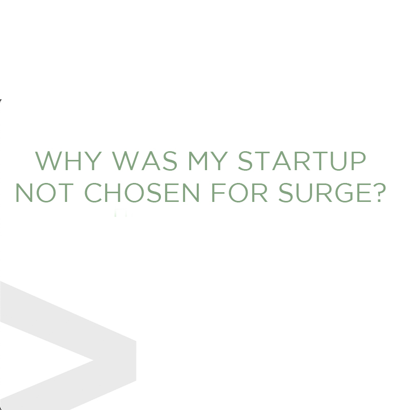 Surge Decoded: Why Was My Startup Not Chosen for Surge?